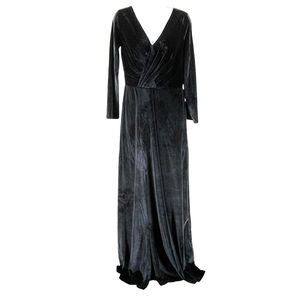 Lovejoy black velour gown